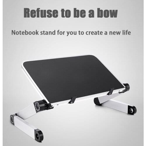 Adjustable Laptop Stand Computer Desk Tablet Notebook Holder Foldable Desk Bracket Standing 48x26x26CM