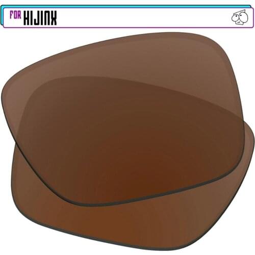 EZReplace Polarized Replacement Lenses for - Oakley Hijinx Sunglasses - Brown