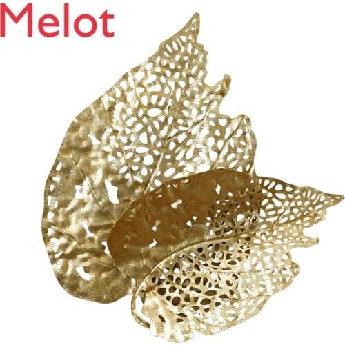 Modern Wall Decoration 3D Simplicity Iron Art A Living Room Background Metope Ornament Golden Light Extravagant