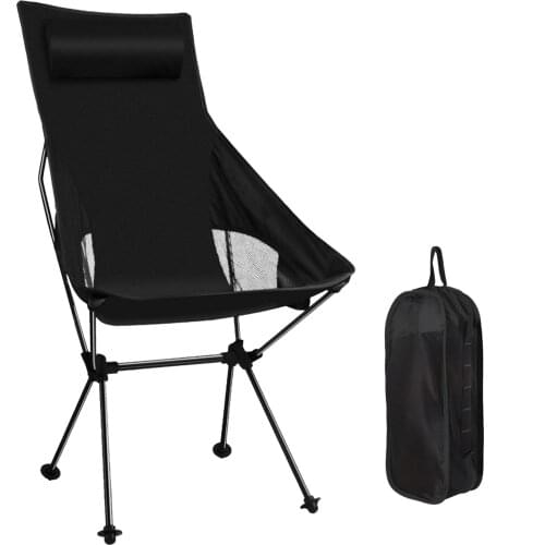 Folding Camping Chair High Back Fishing Chairs For Backpacking Outdoor Camping Chair Oxford Cloth Portable Folding Seat