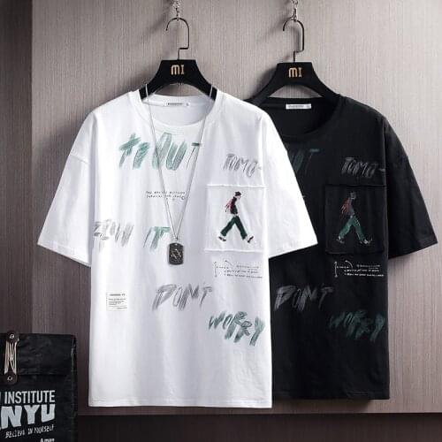 TOLOER Men's T-shirts With Inscriptions
