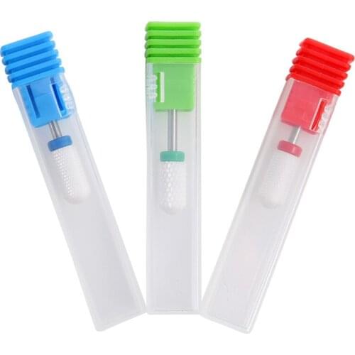 1PC Ceramic Nail Drill Bits Manicure Machine Accessories Rotary Electric Nail Files Manicure Cutter Nail Art Tools