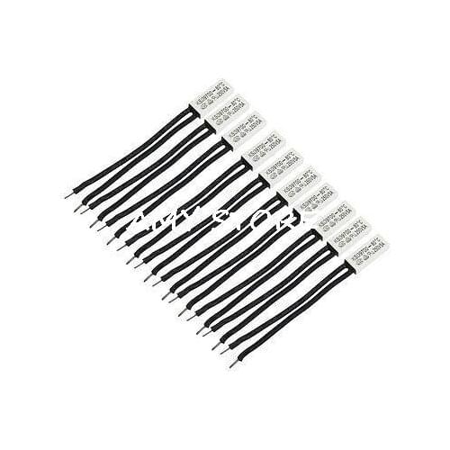 10PCS KSD9700 115C-150C 120/125/130/135/140/145/150C Plastic Thermal Protector Temperature Control Switch Thermostat N/C 250V 5A