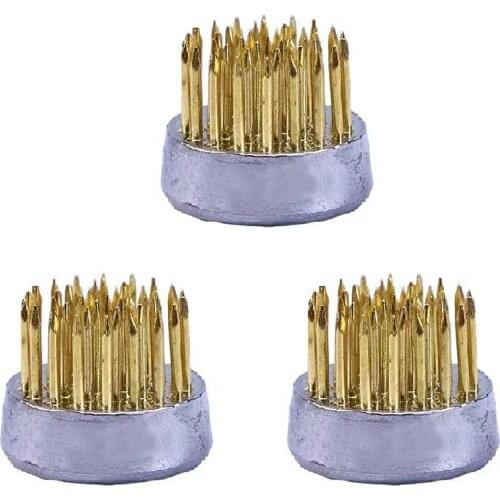 3PCS Insert Base Ikebana Holder Pin Art Fixed Tools Round Flower Frog Holder Art Fixed Tools Flower Arrangement