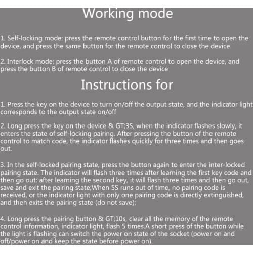 433mhz Wireless RF Remote Control Home Office Smart WiFi Power Socket Outlet US BX0E