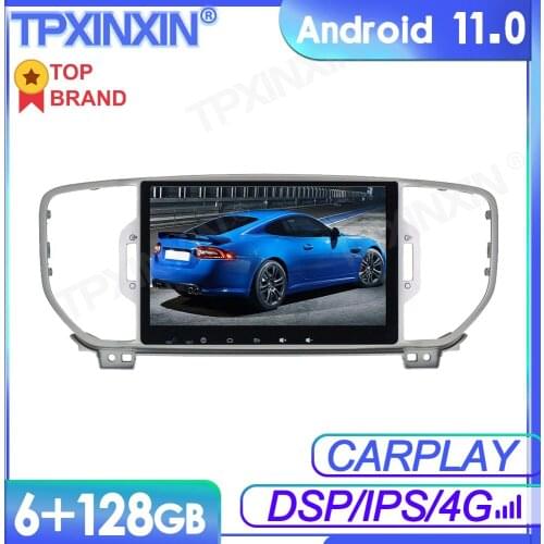 6+128G Android 11 For KIA Sportage 2016-2018 Car Multimedia Player GPS Navi Audio Stereo Screen Radio Head Unit Tape Recorder
