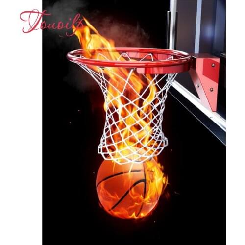 TOUOILP Full Square/Round Drill 5D DIY Diamond Painting "Flame basketball" Embroidery Cross Stitch Mosaic Home Decor Gift