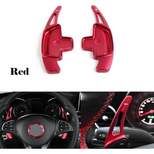Car Steering Wheel Paddle Shift Metal Decoration Trim For Mercedes Benz A Class W177 A180 A200 A220 A250 Car Styling