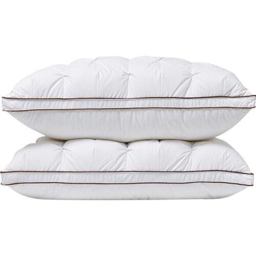 Twisted feather velvet three-dimensional pillow core five-star hotel household cervical spine pillow single pillow core pillow