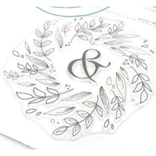 Garland Clear Silicone Stamp Seal for DIY scrapbooking photo album Decorative clear stamps C656