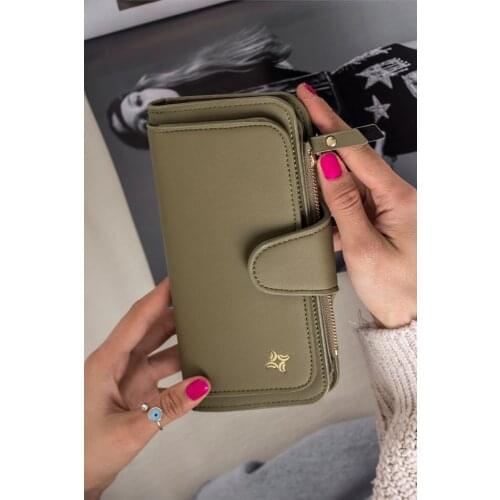 Lal Shoes & Bags Fronting Banded Wallet 7-33-bordo 'Turkish' Quality 2021 Fashion Design Season Comfort Fast Shipping