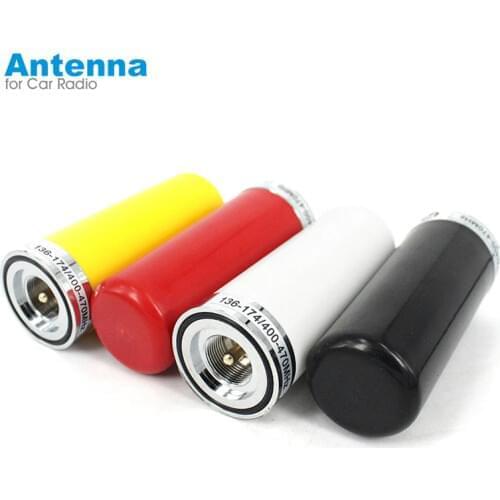 Small Cannon UHF VHF Dual Band 400-470Mhz and 136-174MHZ Antenna For Car Mobile Radio Car Walkie Talkie