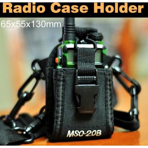 Nylon Holster Baofeng Carry Case Holder Walkie Talkie Radio Bag For Icom Kenwood For Motorola Yaesu Vextex Uv-5r Accessories