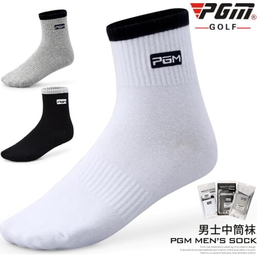 New! PGM Mens Golf Socks Mens Socks Preferred Cotton Fabric Sports Socks Four Seasons Wearable Highly elastic and breathable