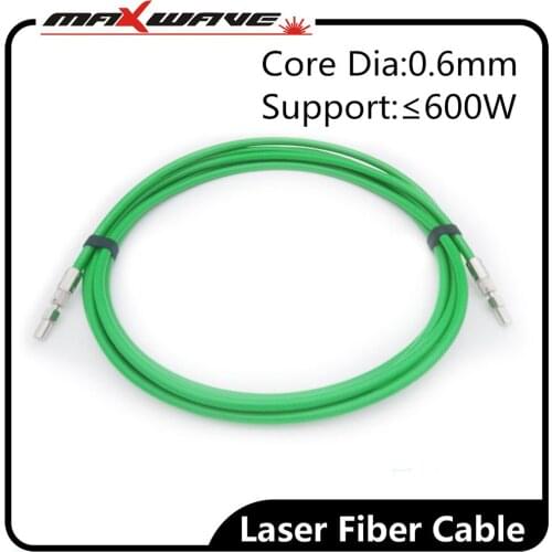 0-600W 1064nm YAG Fiber Laser energy cables Core Dia.0.6mm fiber cable 5 meters for fiber transmission laser welding machine