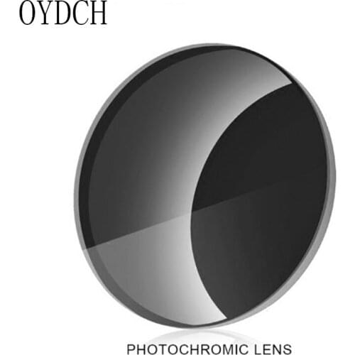 OYDCH Photochromic Series 1.56 1.61 1.67 Prescription CR-39 Resin Aspheric Glasses Lenses Myopia Sunglasses Lens