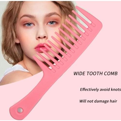 Hot-selling large wide-tooth anti-static hairdressing comb combing entanglement to reduce hair loss comb, household hair curling