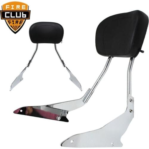 Motorcycle Detachable Sissy Bar Backrest For Suzuki Boulevard M109R M109 R 06-15 For W/ Pad Set
