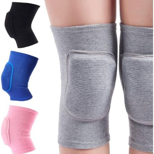 1PC Sports Compression Knee Pads Elastic Knee Protector Thickened Sponge Knee Brace Support for Dancing Workout Training