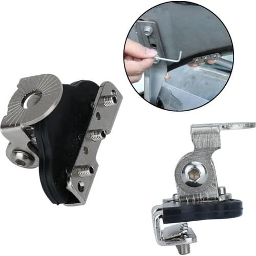 2pcs Light Braket Universal Stainless Steel Car Auto Hood LED Work Bracket Holders Rotatable Headlight Auxiliary Mount Bracket