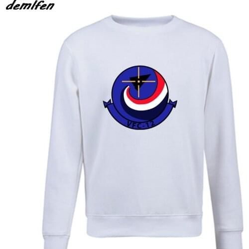 Spring autumn Fashion Men Fleece Sweatshirt Vfc12 Fighting Omars Reserve Fighter Squadron United States Hoodies Cool Coat Tops