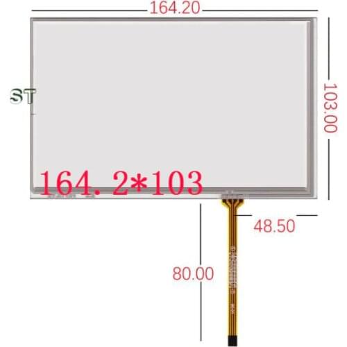164.2*103 Genuine new 7 Inch Touch Screen car touch screen Innolux AT070TN83V.1 touch screen handwriting screen