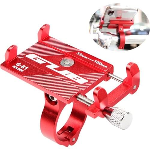 3.5-6.2 inch GUB G-81 Aluminum Alloy GUB Bicycle Phone Mount Stand Phone Metal MTB Bike Mobile Phone Handlebar Holder parts