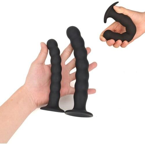 Anal Beads Silicone Butt Plug Anal Balls Sex Toys For Adult Woman Gay Male Prostate Massage Erotic Anus Butt Plug Adult Products