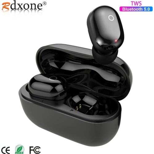Wireless Bluetooth Headphones V5.0 Touch Control Earphones Earbuds Gaming Sport Headset with charging box for smartphone