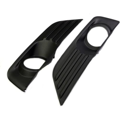 JEAZEA 4M51-19952-A 4M51-19953-A Pair Front Lower Left+ Right Bumper Fog Light Lamp Grille Set for Ford Focus