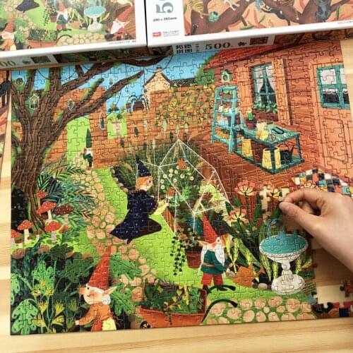 Jigsaw Paper Puzzles 500 Pieces Picture Puzzles Assembling Toys Puzzles For Adult Kids Educational Toy Juguetes Toys BK50CR