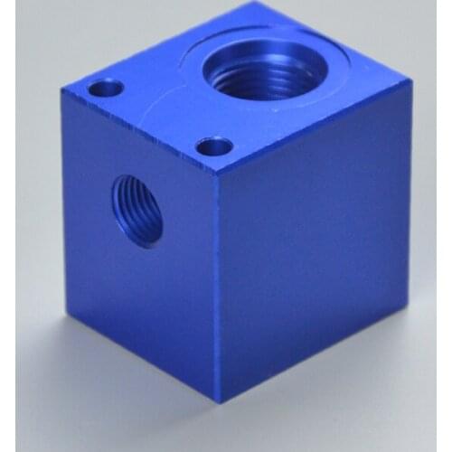 Threaded Cartridge Valve Aluminum Oil Circuit Block Manifold Block V2068 G1/4 G3/8 SV LF RV08