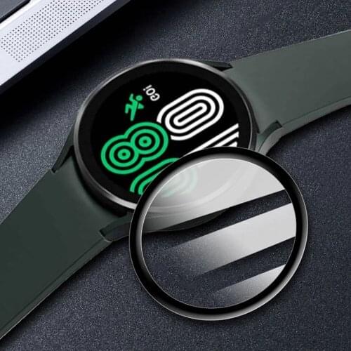 Soft Glass For Samsung Galaxy Watch 4 44mm 40mm smart watch 3D HD All-around Protector Galaxy Active 2 Screen Protector Film