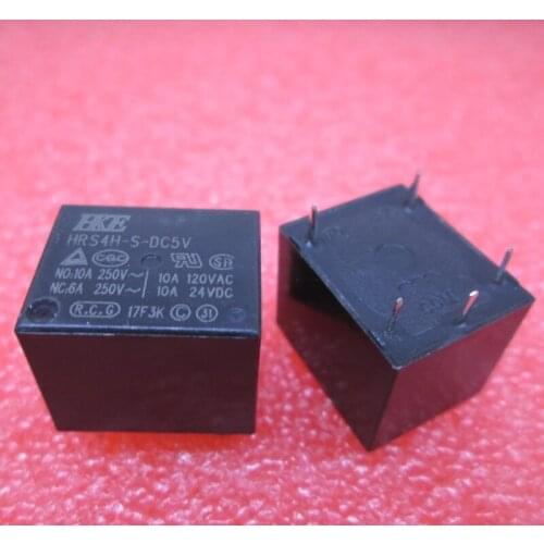 NEW relay HRS4H-S-DC5V-C HRS4H-S-DC5V HRS4H-S-5VDC HRS4HSDC5V HRS4H DC5V 5VDC 5V 10A 250V DIP5 Free shipping