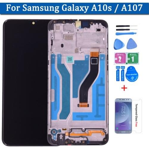 6.2 inches Original For Samsung Galaxy A10S A107 LCD Display Touch Screen Digitizer Assembly For Samsung A107F LCD Replacement