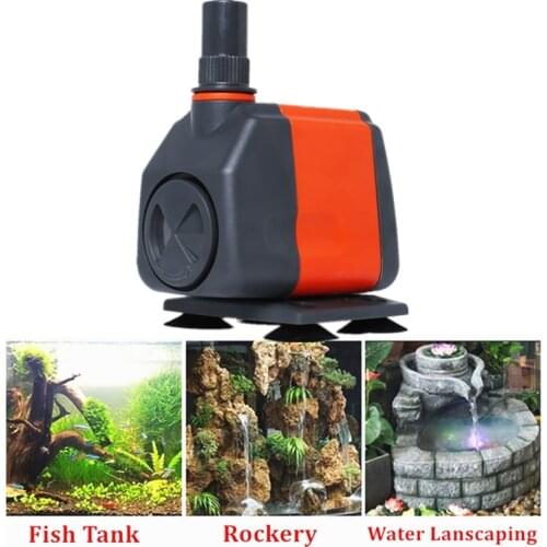 Submersible Water Circulating Pump Fish Tank Power Fountain Aquarium Hydroponic Pond Pump To Build Waterscape 5W