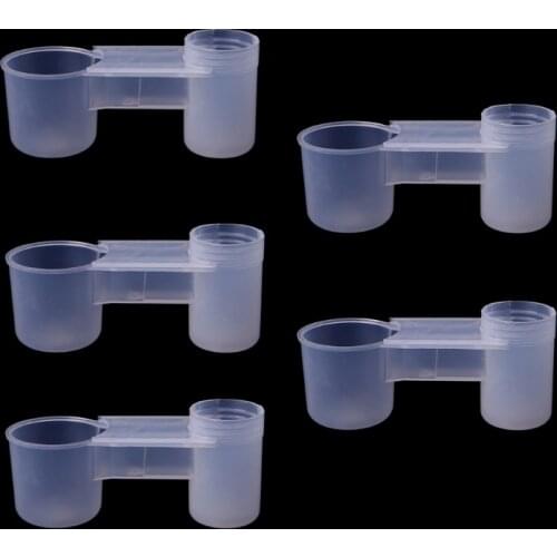 2018 Plastic Pet Bird Drinker Feeder Water Bottle Cup For Chicken Pigeon Home Garden S7_18