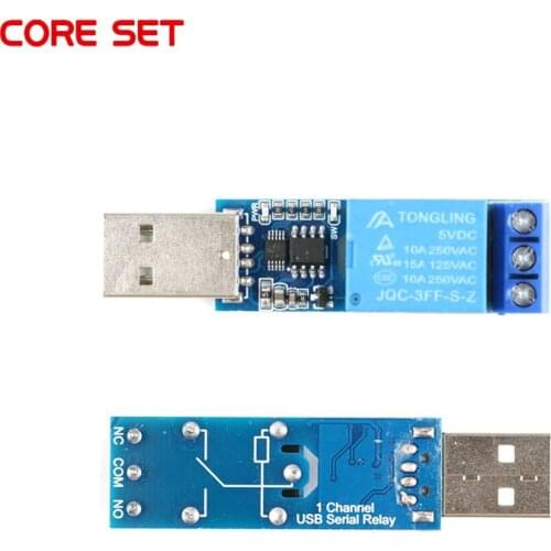 LCUS-1 USB Serial Port Control Relay Module CH340 Overcurrent Protection Electronic Converter Intelligent Control USB Switch
