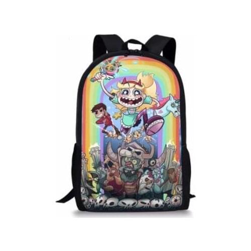 Fashion Cartoon Star vs the forces of evil Backpack SchoolBags for kids girls&boys orthopedic packbag mochila escolar