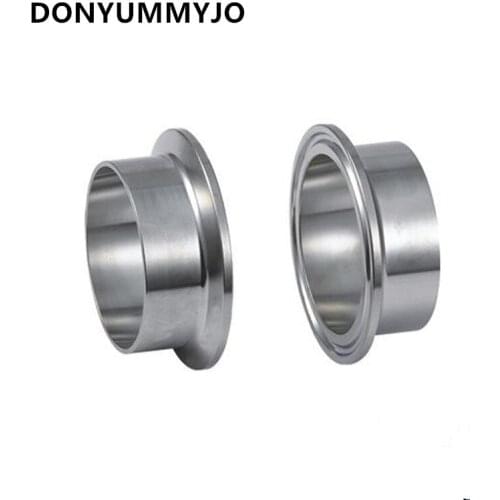DONYUMMYJO 42mm Tube O/D x 1.5" Tri Clamp 304 Stainless Steel Sanitary Weld Ferrule Connector Pipe Fitting