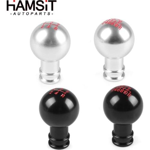 Hamsit Auto Racing Universal Aluminum alloy Round Gear Head Shift Knob handle head 5/10 Speed car modification dropshipping