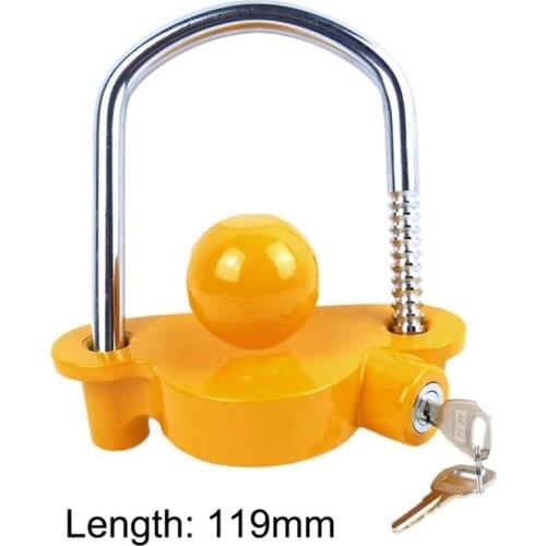 Universal Anti-Theft Lock Hitch Coupling Lock Trailer Parts Tow Ball Caravan Camping Anti Theft Trailer Accessories
