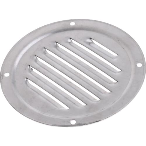 8pcs 4 inch Round Stainless Steel Louvered Vent Grill Cover Air Marine Boat Yacht Home Bathroom Office Kitchen Vent