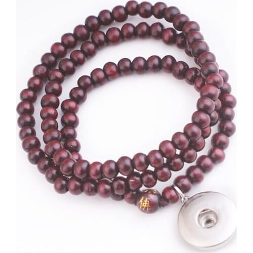 Yoga elasticity Bracelet Snap Button Jewelry Br1159 (fit 18mm 20mm Snap)