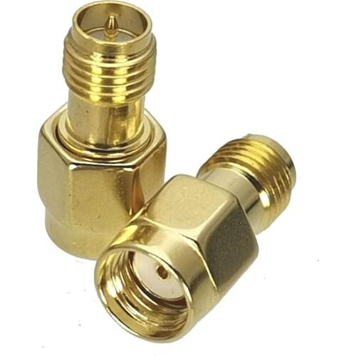 10Pcs RP-SMA Male Jack to RP-SMA Female Plug RF Adapter Connector Coaxial High Quanlity straight
