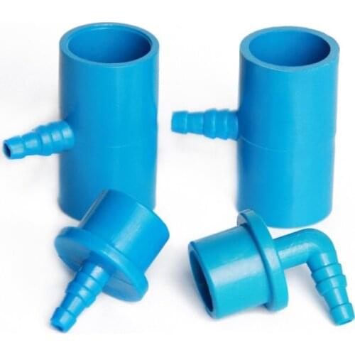 2Pcs Aquarium Air Pump Hose Splitter Connectors Fish Tank Reducing Tee Connectors Drip Irrigation Pagoda Hose Joint