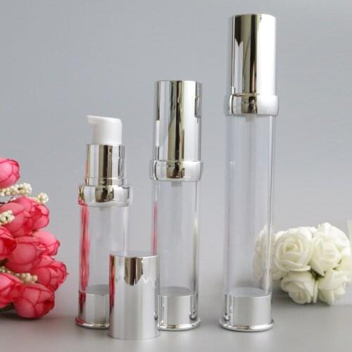 20ml 30ml Empty Plastic Bottles Airless Pump Dispenser Cosmetic Packaging Containers for Makeup Liquid Cream Lotion 100pcs/lot