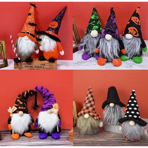 2021 Halloween Faceless Doll Creative Dwarf Dolls Ornament for Happy Halloween Event Party Home Table Decoration Kids Favor Gift
