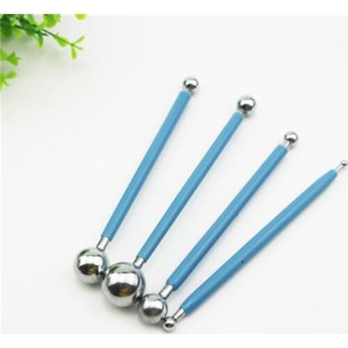 4pcs/set Double steel pressed ball tile grout repairing stick ceramic floor grout glue gap scraping Construction tools