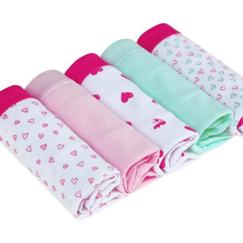 Womens Cotton 5PCS Briefs Cueca Plus Size Underwear Knickers Intimates bragas Sexy Calcinha Lingerie Panties For Women Ladies